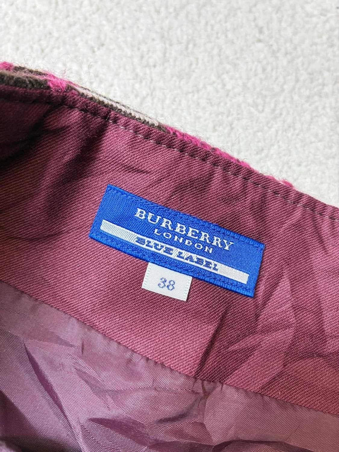 버버리 블루라벨 00's Y2K 펑크 미니 스커트 PN7734 상품이미지7