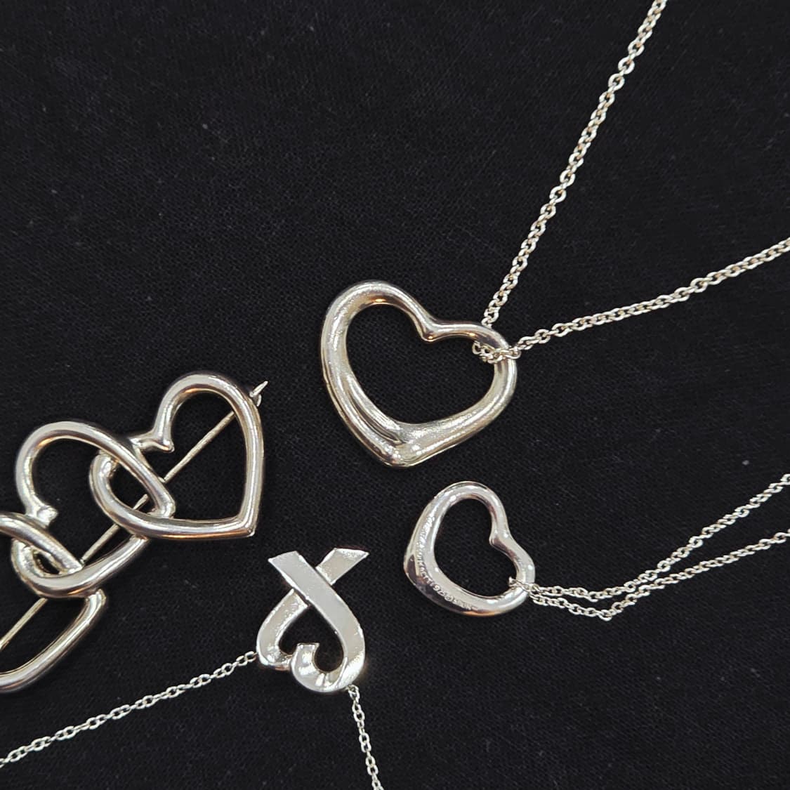 (~연말까지 할인가)티파니 트리플 오픈하트 브로치 상품이미지5