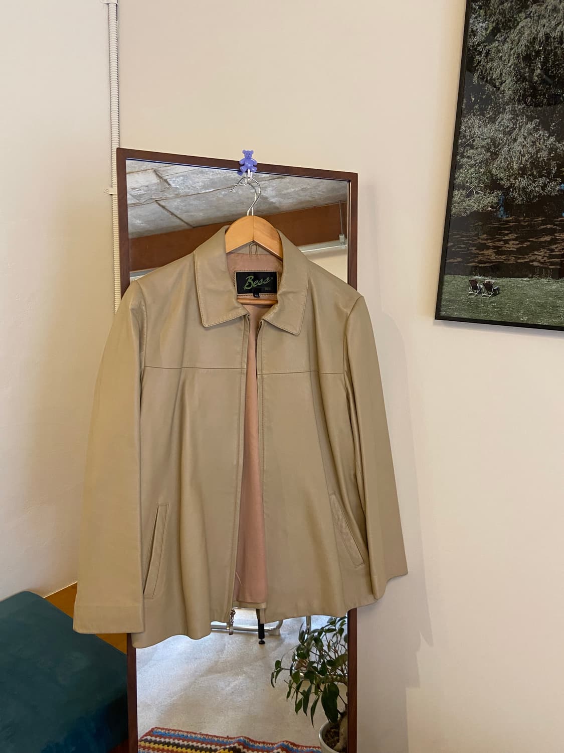 Bess 베스 가죽 자켓 상품이미지1