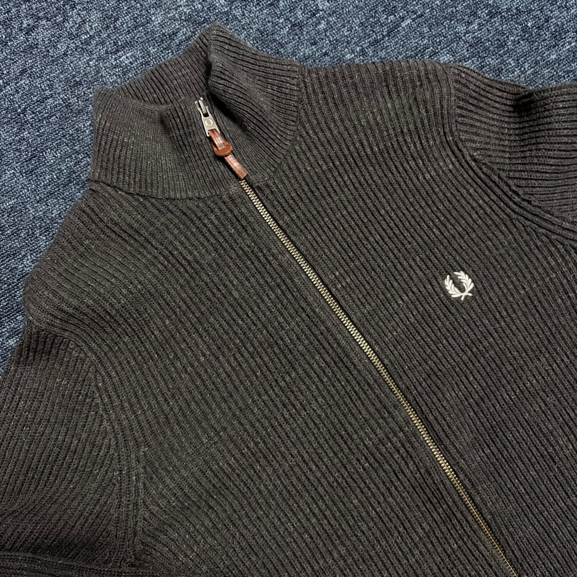 프레드페리 니트 집업 상품이미지3