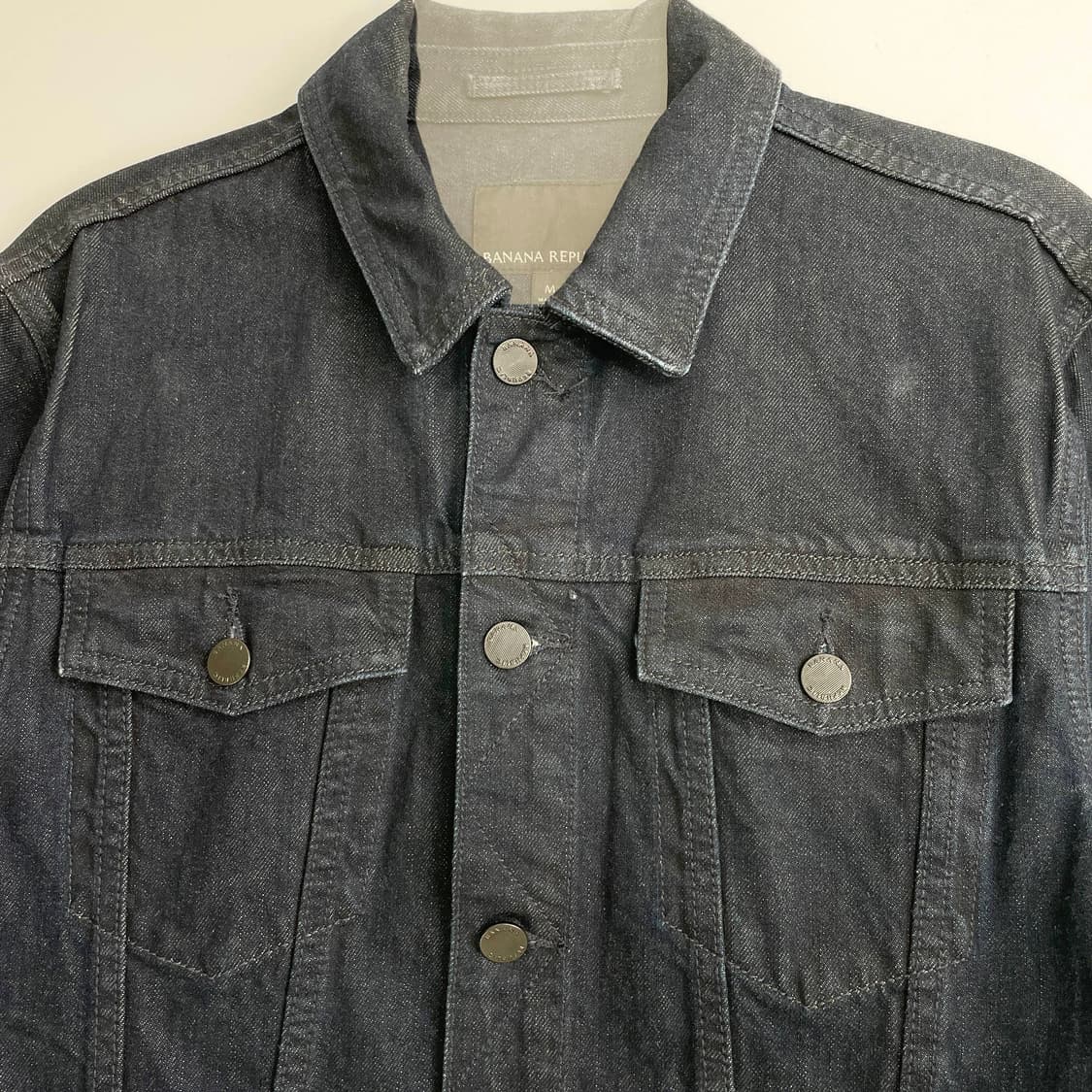 B1 바나나리퍼플릭 데님 자켓 M사이즈 상품이미지2
