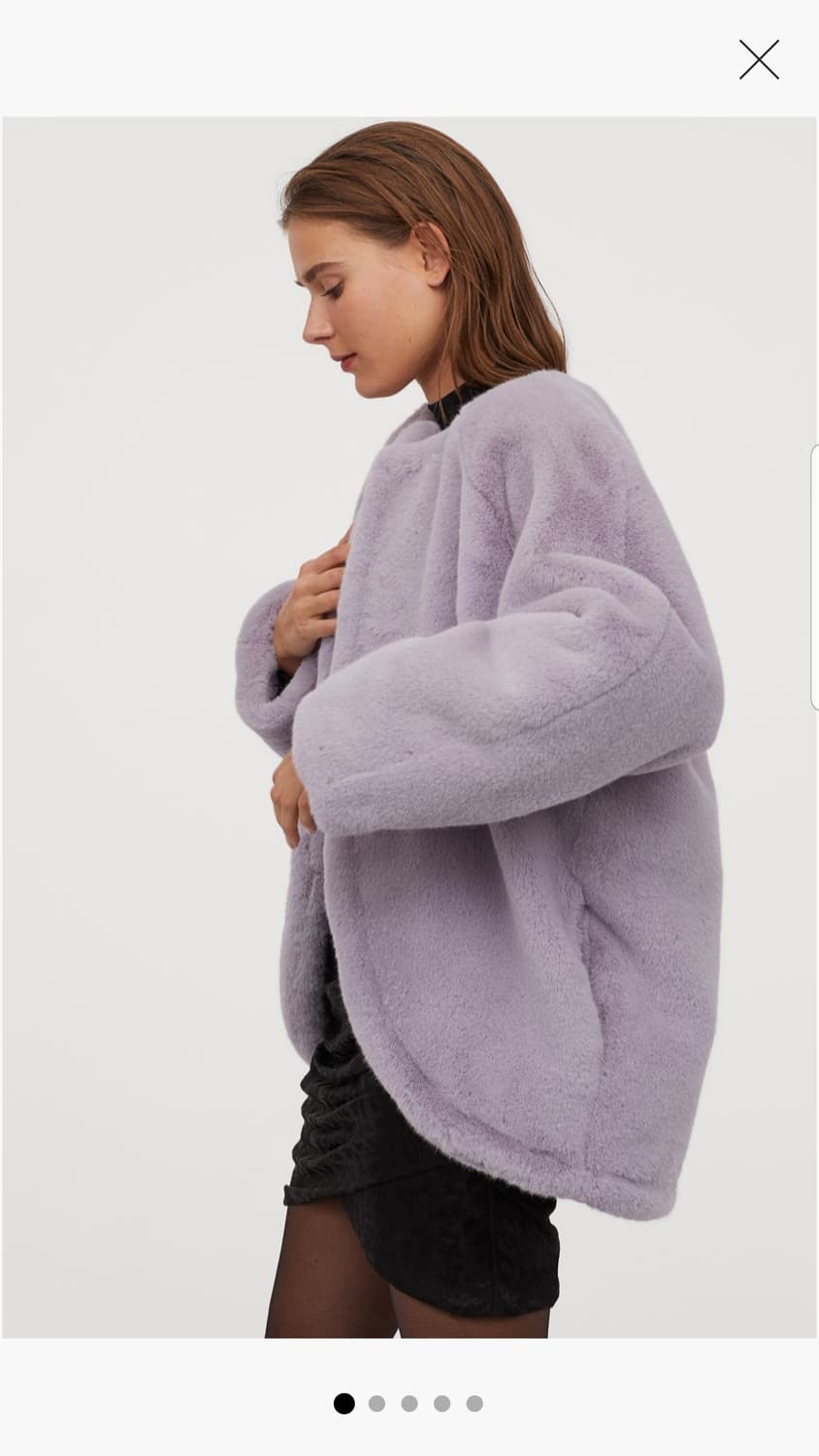 h&m 퍼 코트 퍼자켓 상품이미지1