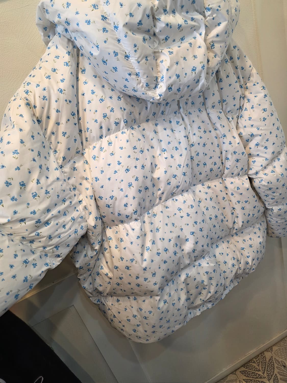 MIXXII 플라워 패턴 박스핏패딩 점퍼 상품이미지6