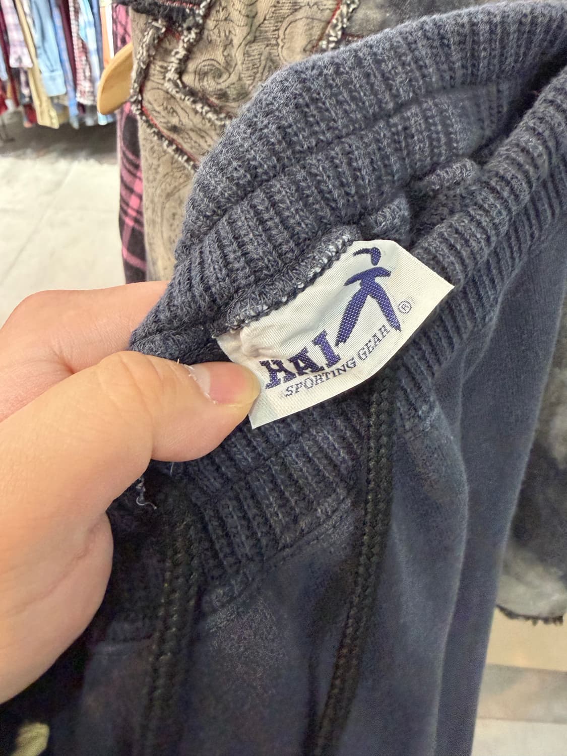 HAI sporting gear 이세이 미야케 네이비 스커트 상품이미지8