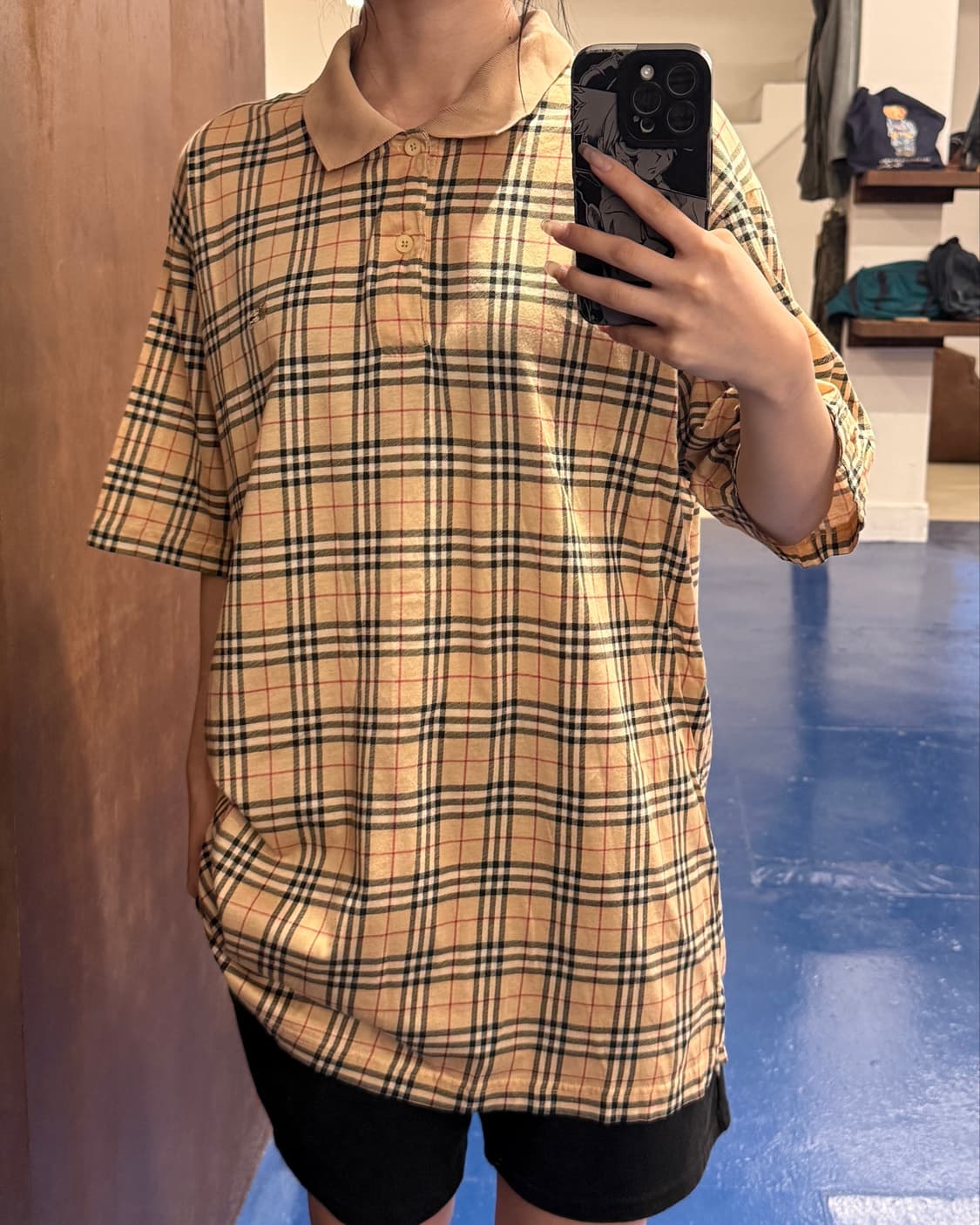 Burberry 버버리 노바체크 반팔 카라티 상품이미지1