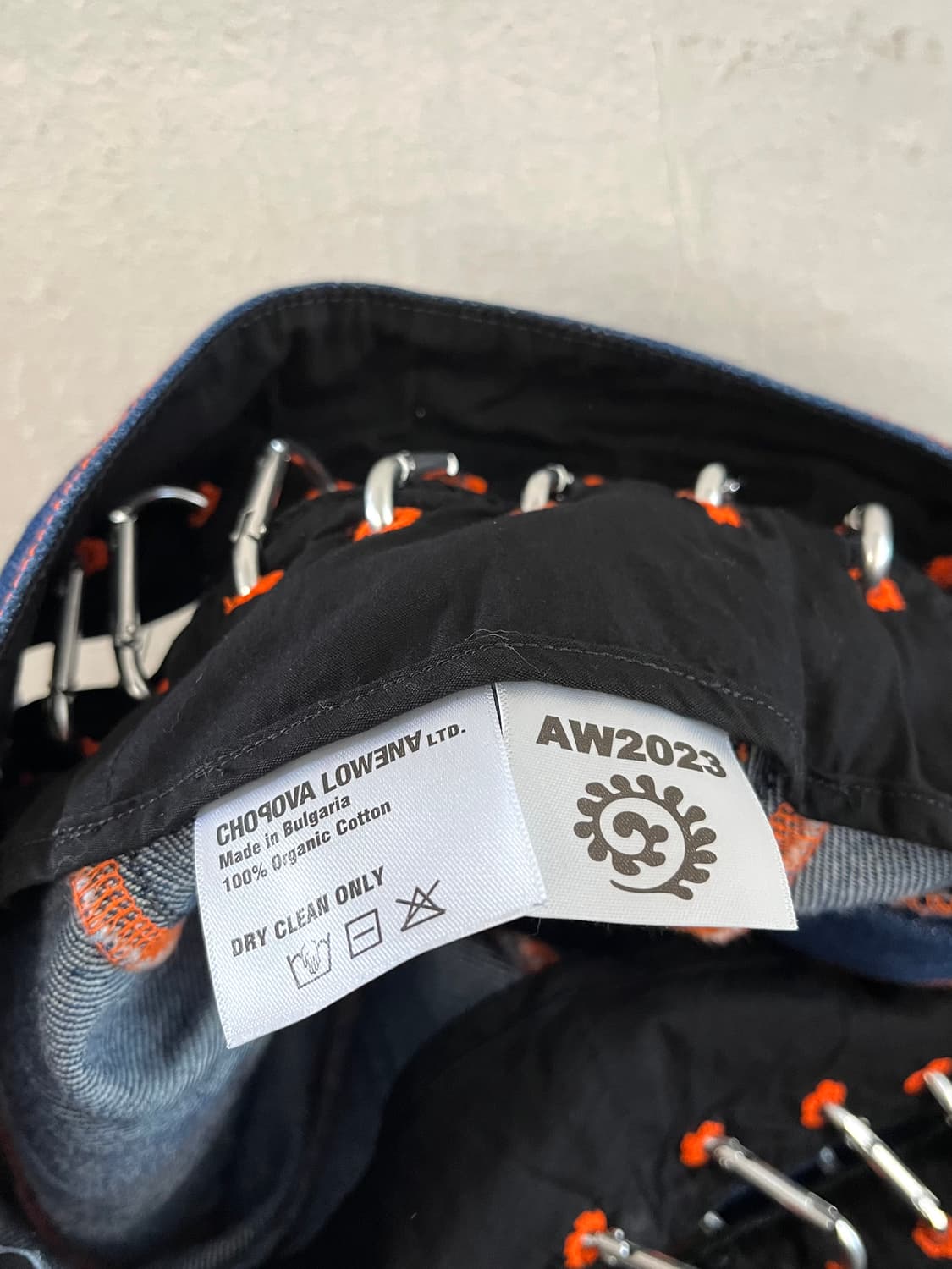 초포바 로위나 2023AW 카라비너 데님 팬츠 상품이미지8