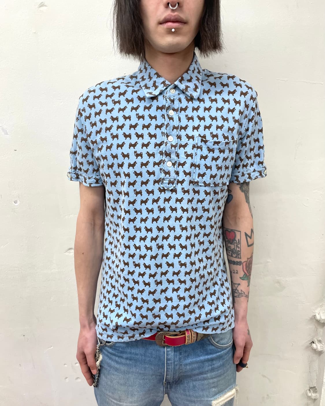  puppy blue PK T-shirt  상품이미지3