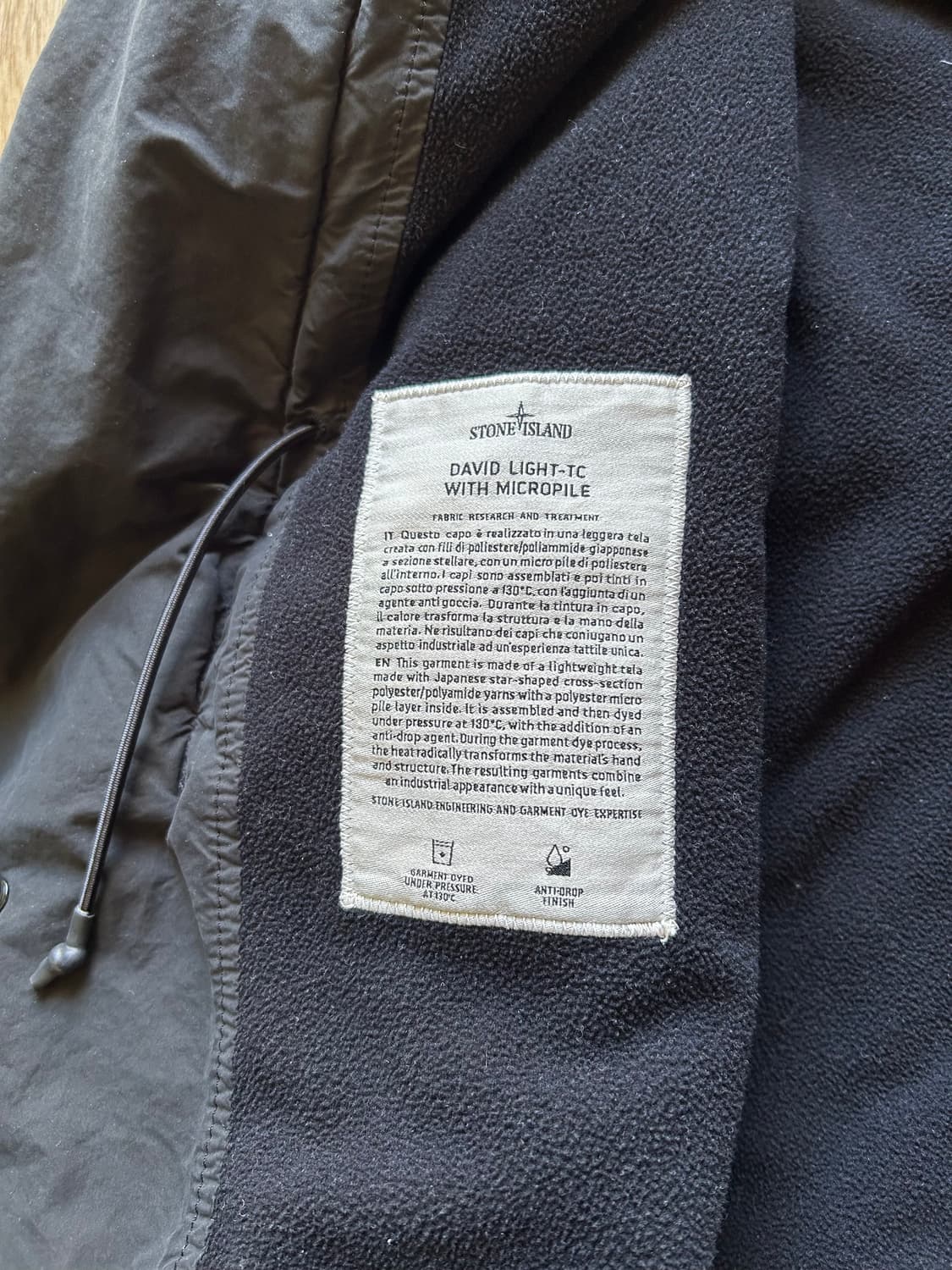 스톤아일랜드 다비드 DAVID LIGHT-TC WITH MICROPILE 상품이미지8