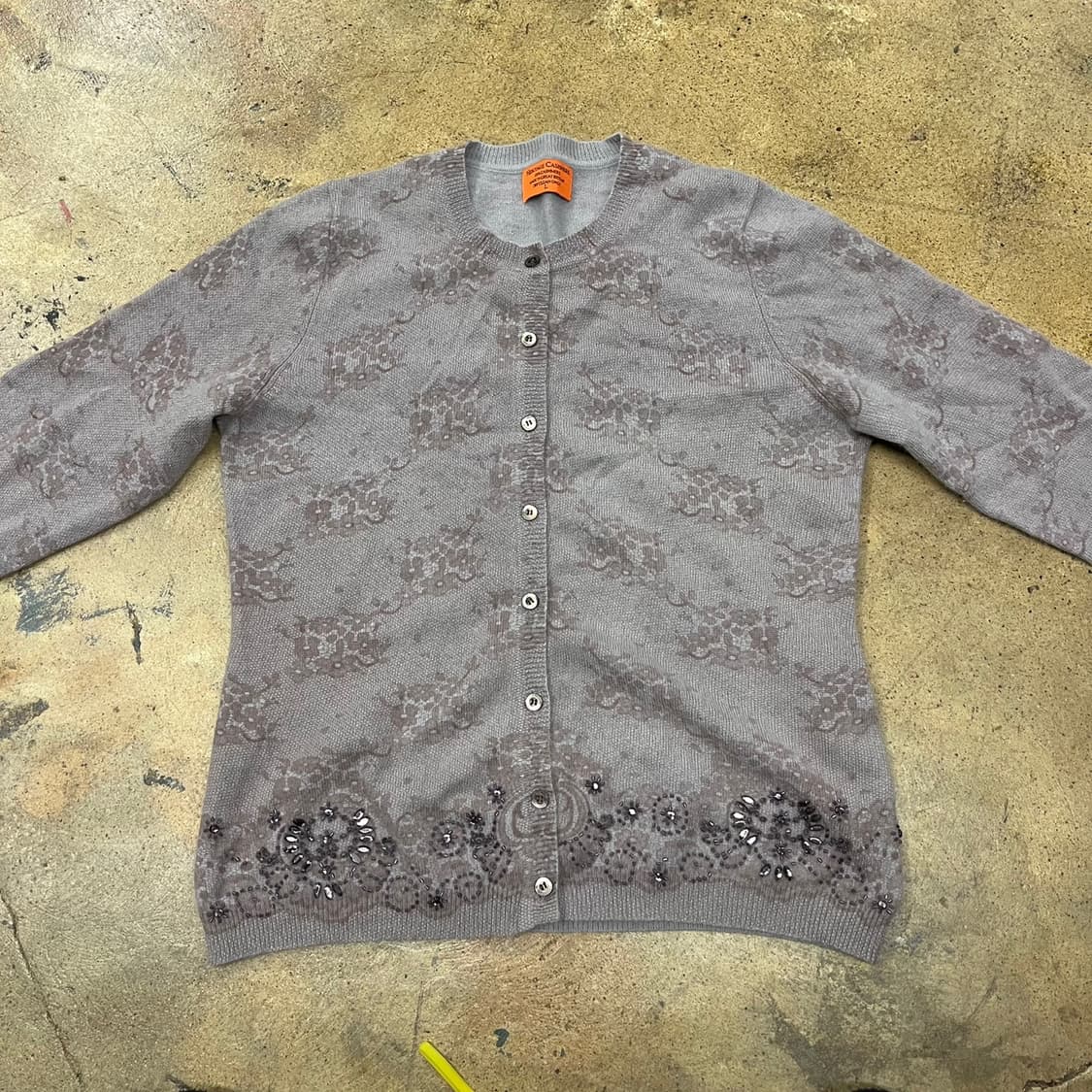 [정품/L] 헤리티지 캐시미어 가디건 b10 상품이미지3