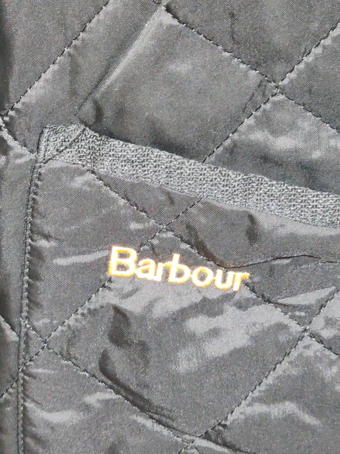 (XXL) 바버 퀼팅자켓 블랙 빅사이즈 누빔점퍼  상품이미지3