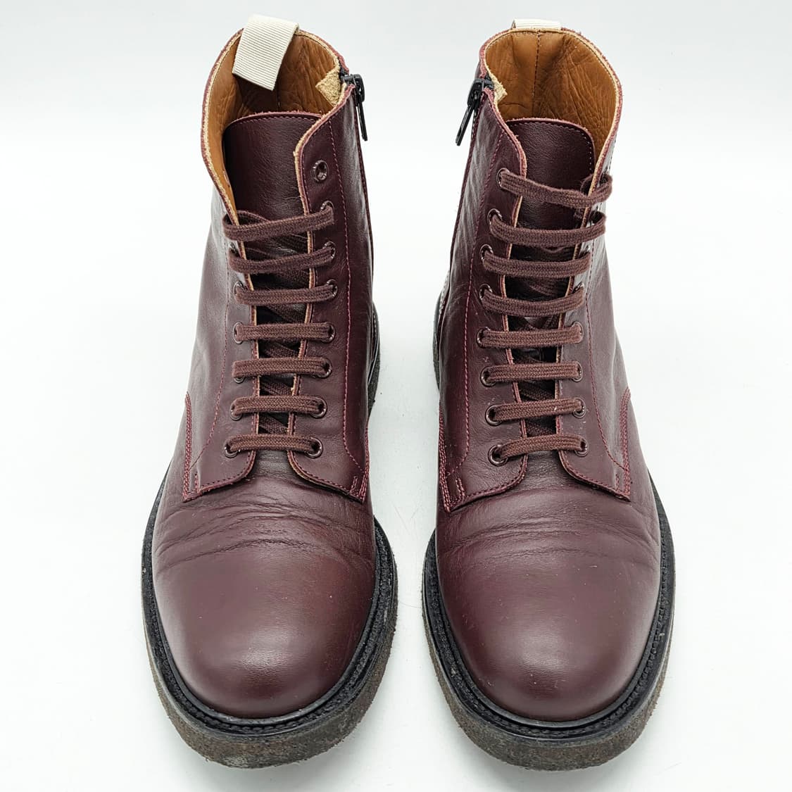 커먼프로젝트 ZIP 컴뱃부츠 버건디 (42) 상품이미지5