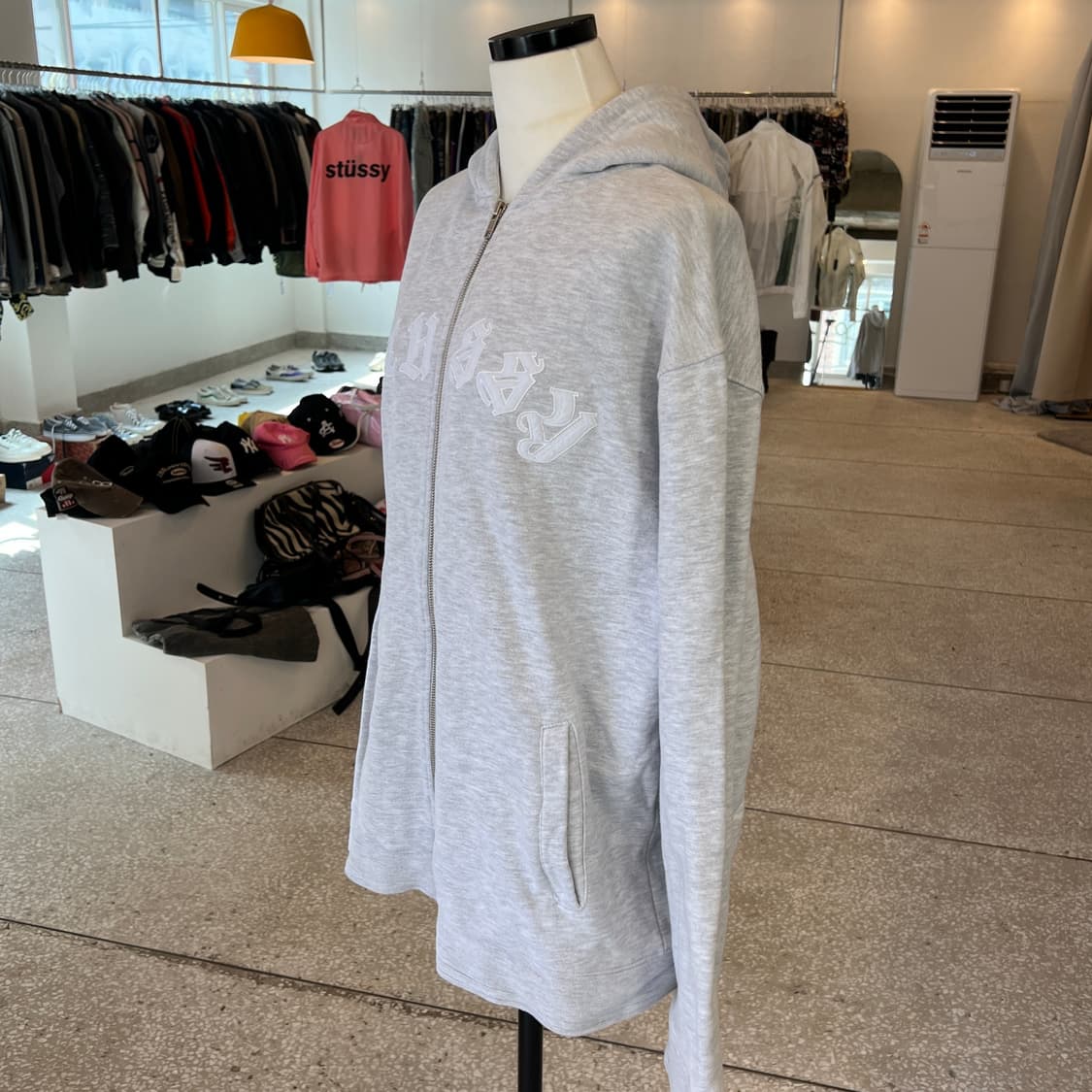 Stussy Melange Hoodie Up 상품이미지4