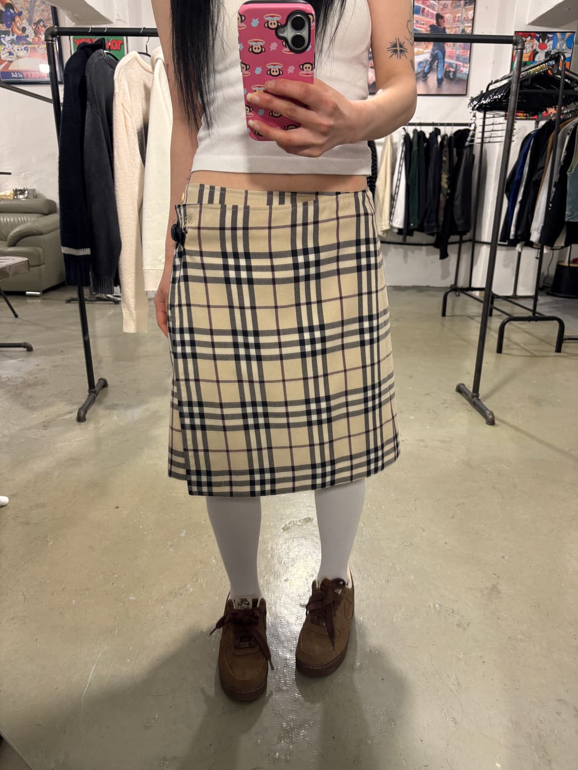 버버리 빈티지 치마 상품이미지1