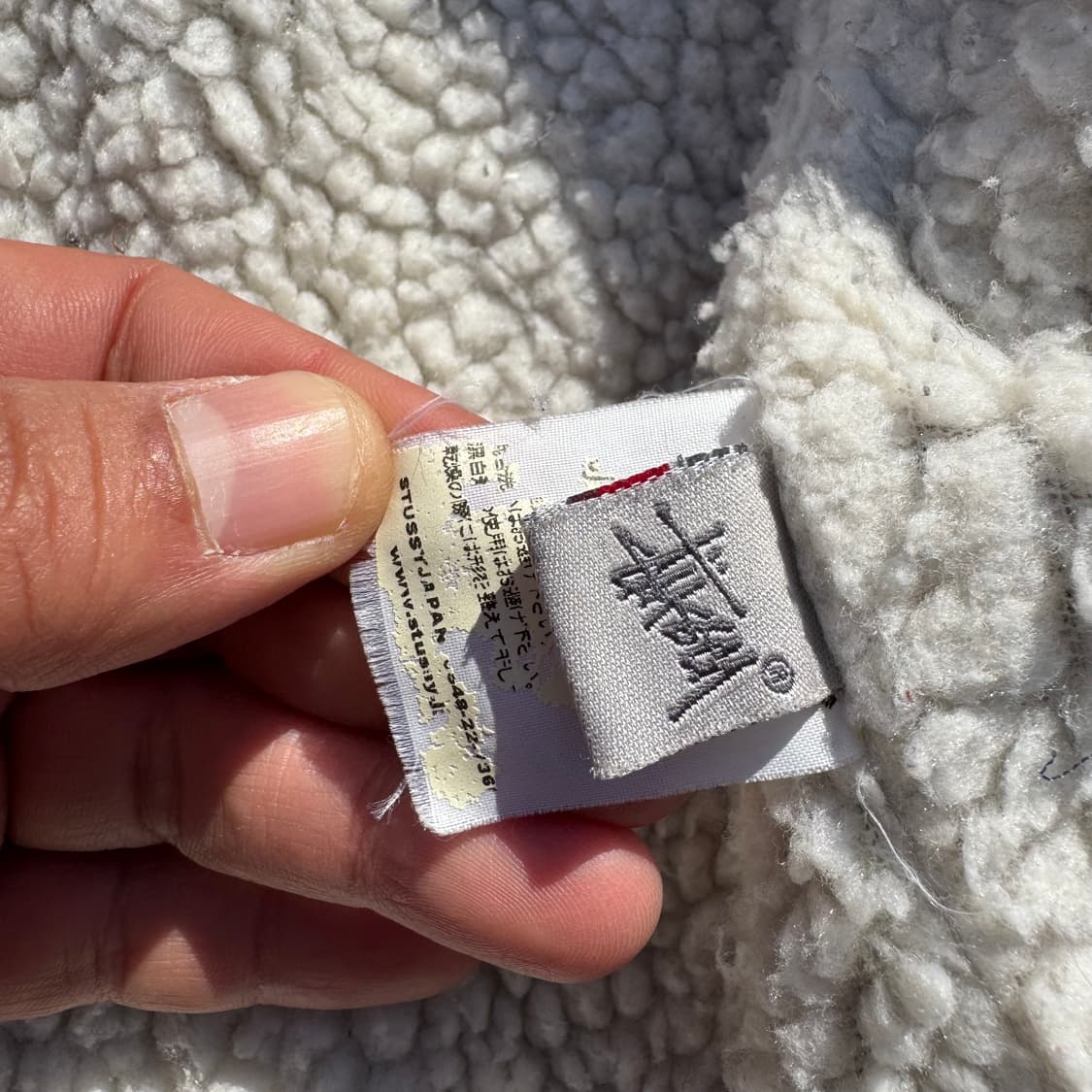 [L~XL] Stussy 스투시 체크 쉐르파 셔츠 자켓 상품이미지10