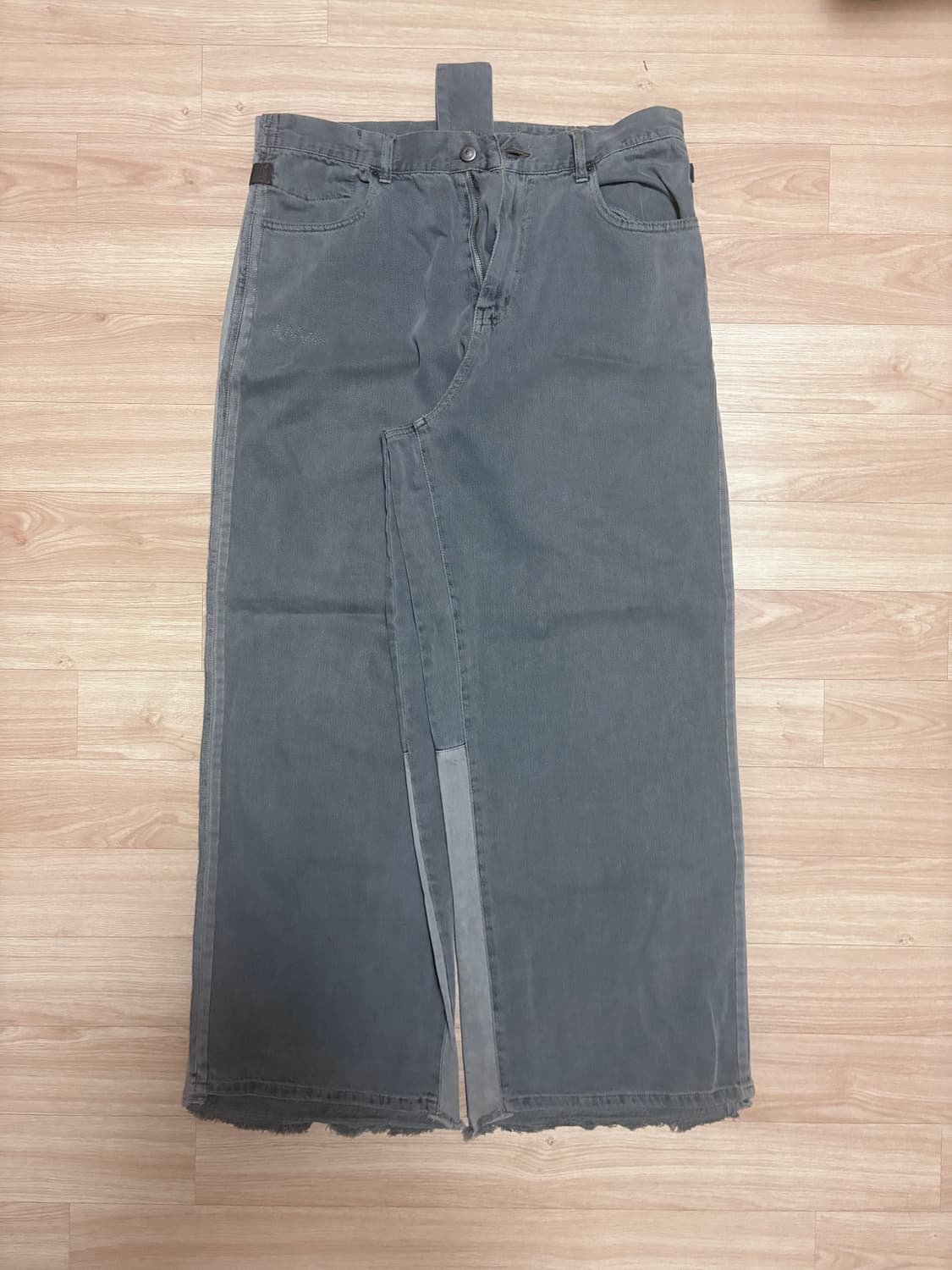 [4] 폴리테루 리빌드 고시마 데님 002 블루 그레이 상품이미지1