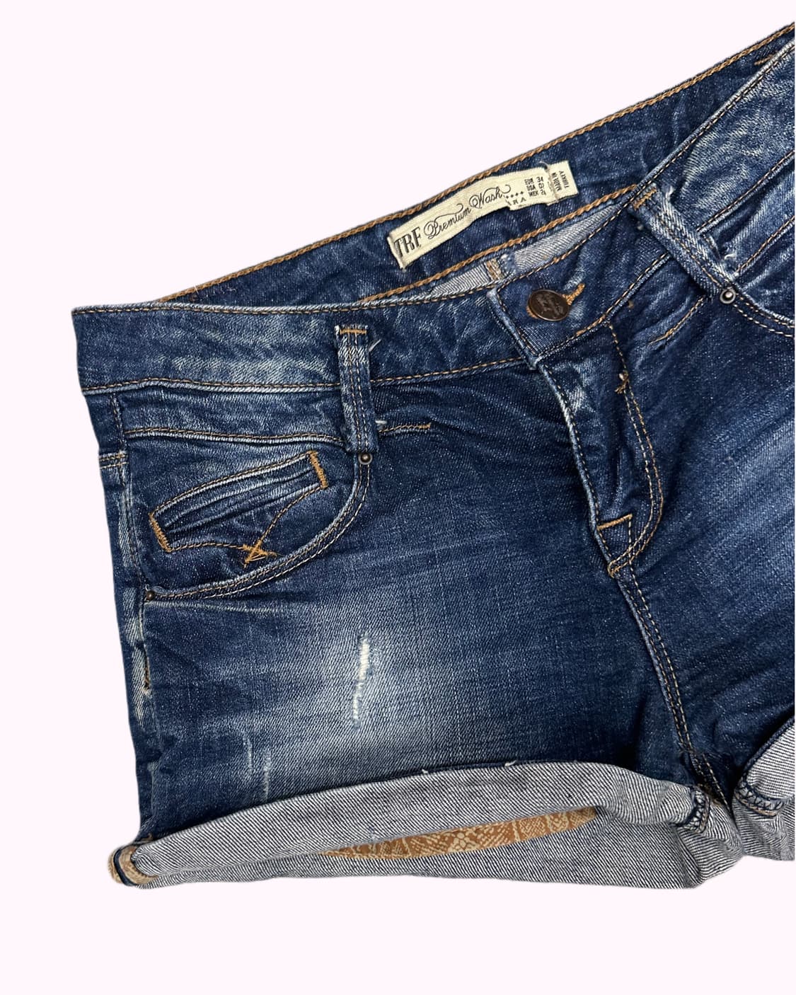 vintage washing denim shorts 상품이미지4