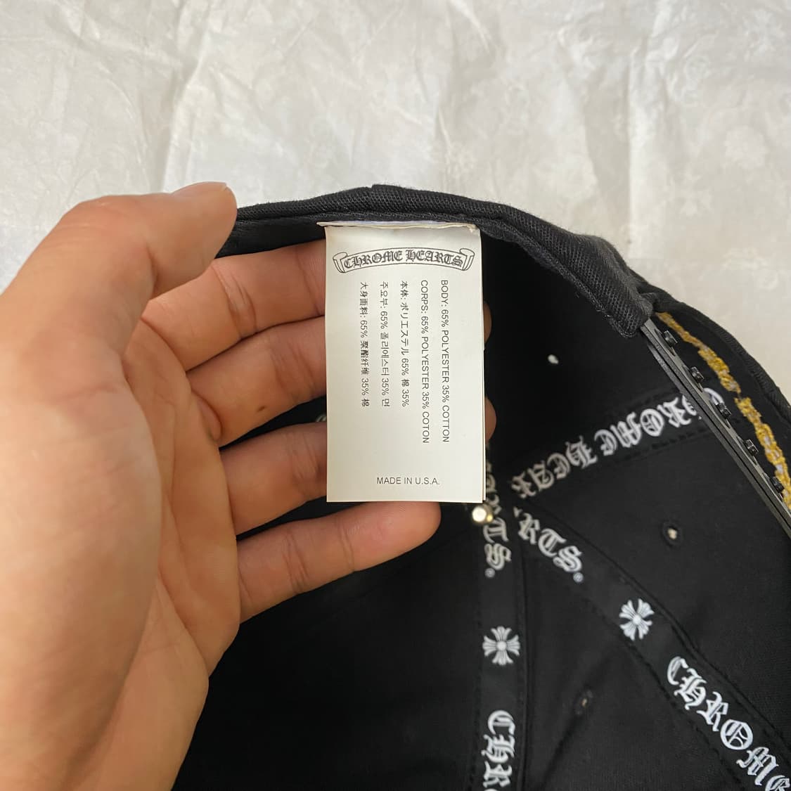 [Free] 크롬하츠 CH 베이스볼햇 블랙 옐로우 상품이미지6