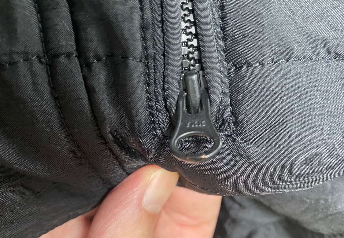 [m] 언어펙티드 19fw 퀼팅 블루종 자켓 블랙 상품이미지4