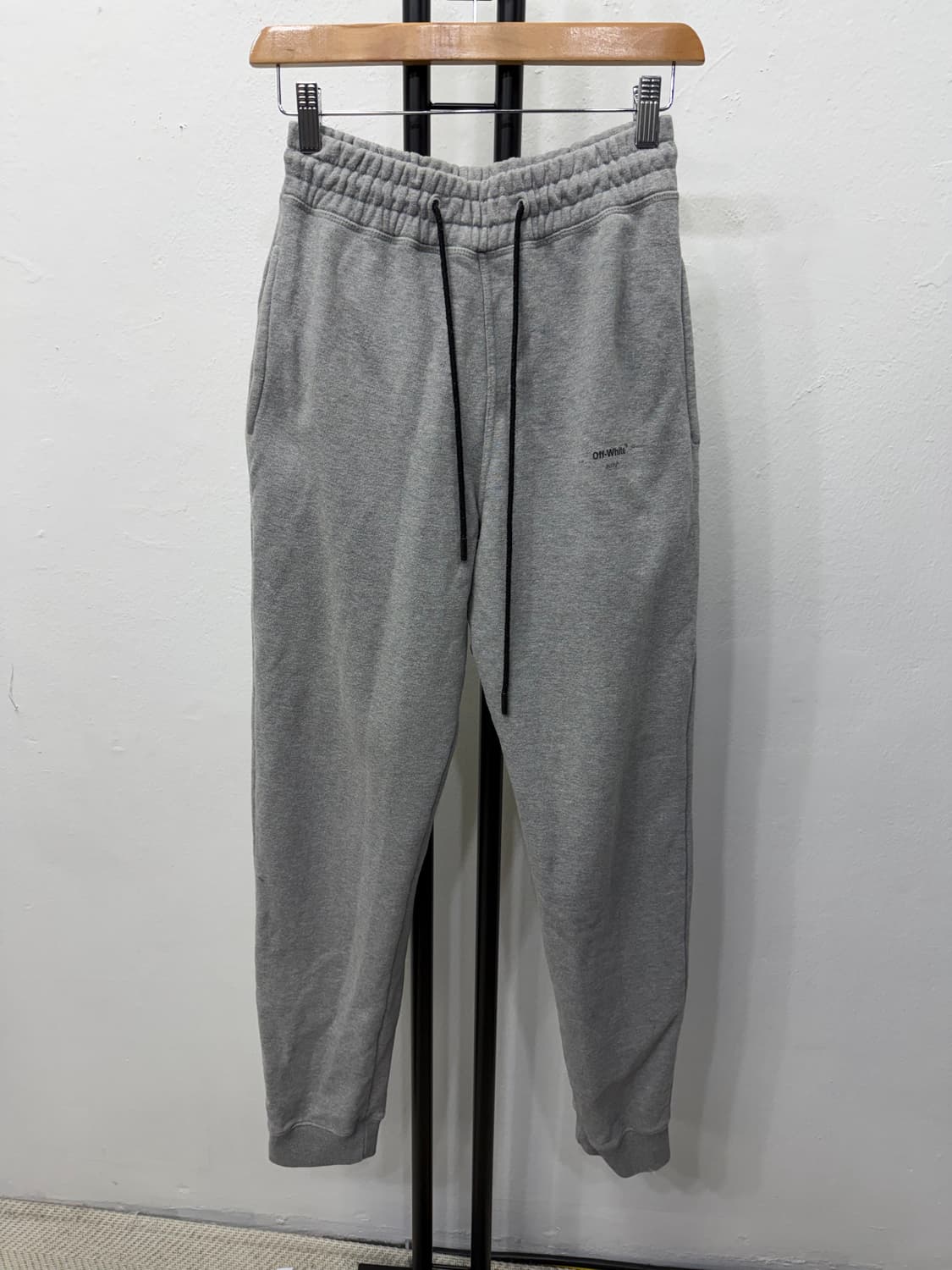 정품) 오프화이트 후드 조거팬츠 셋업 상품이미지3