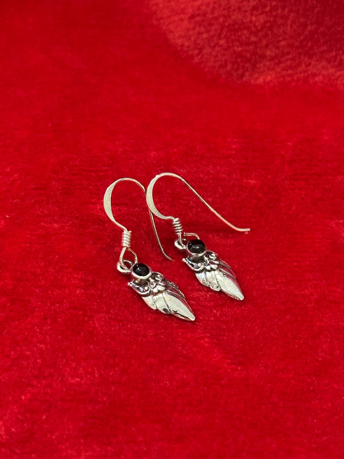 Vintage onyx 925silver earring 상품이미지2