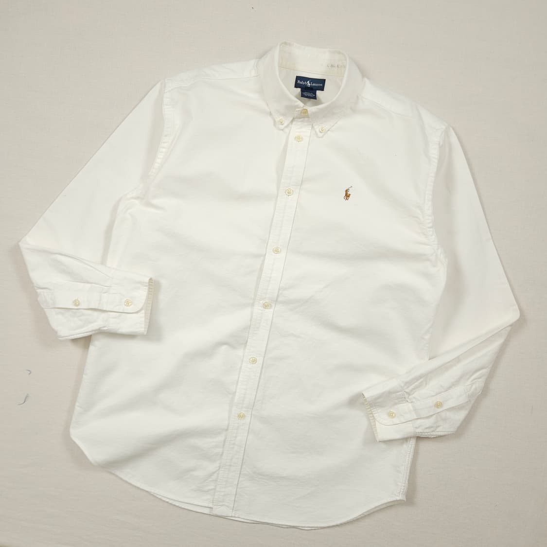 M(95) 폴로 랄프로렌 화이트셔츠 멀티포니 상품이미지2