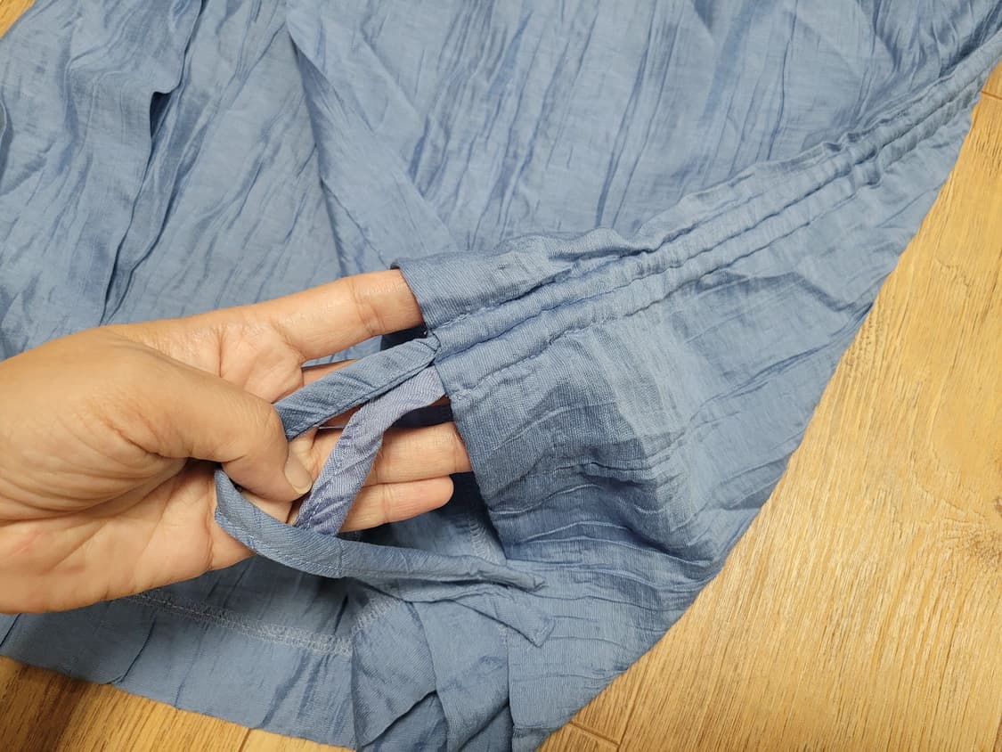 오드원아웃(odd one out) 플래트 스트링스커트 55-66 새상품 상품이미지9