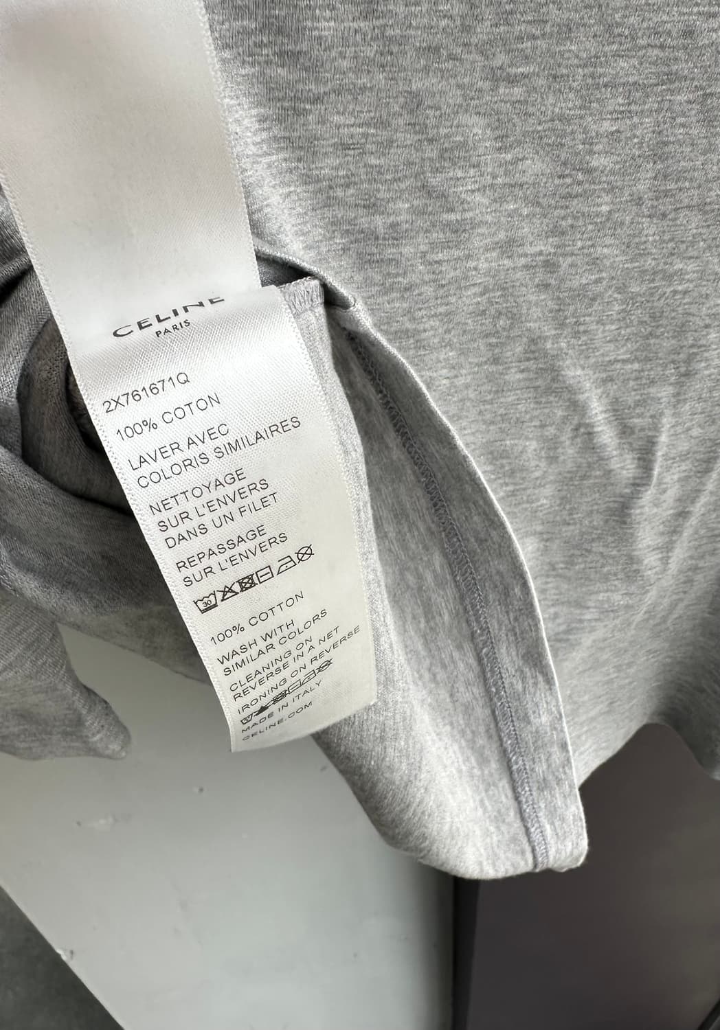 S/ 셀린느 프론트로고 크롭 반팔 상품이미지10