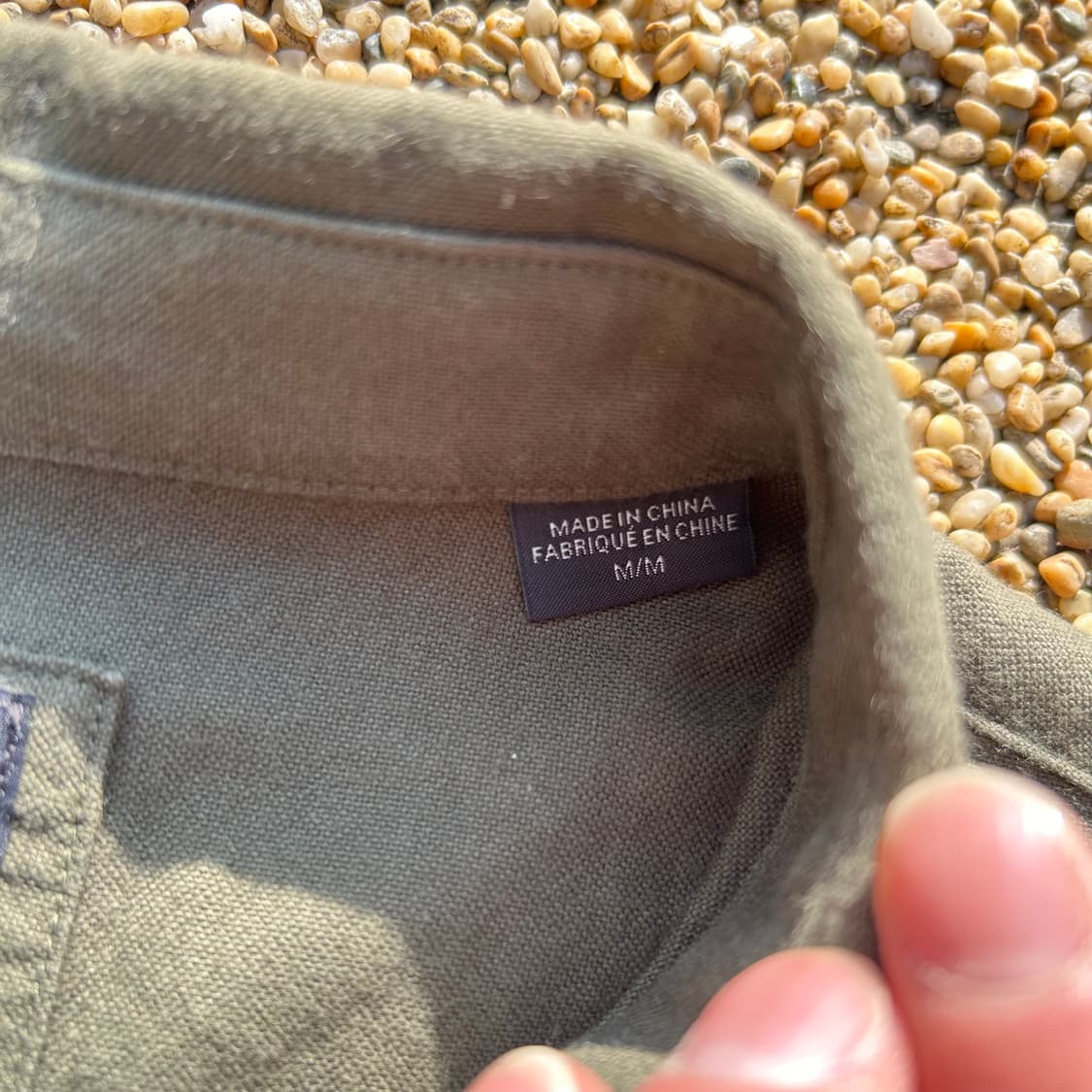 아르마니 익스체인지 올리브 셔츠 상품이미지5