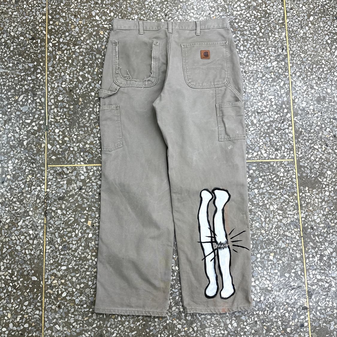 칼하트 커스텀 카펜터 팬츠 B11-DES 34 상품이미지3