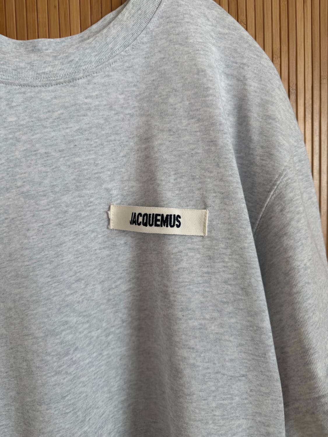 자크뮈스 Le T-Shirt Gros Grain멜란지 XL 반팔티셔츠 상품이미지6
