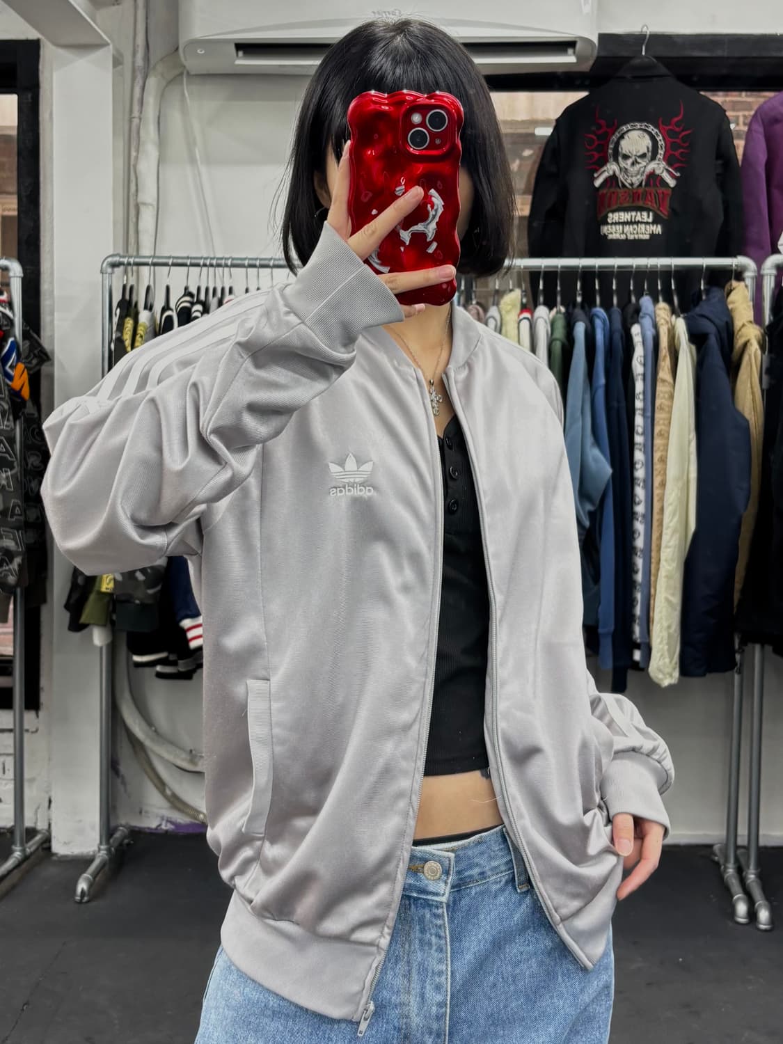 아디다스 파이어버드 실버 트랙자켓 상품이미지2