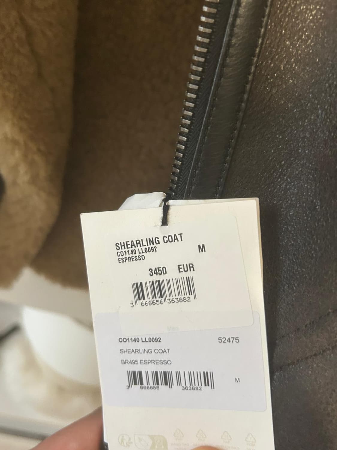 르메르/25fw시어링 무스탕/M 상품이미지7