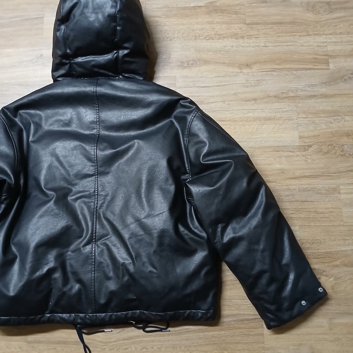 BESlOW 비슬로우 레더 M65 덕다운 패딩 자켓 가죽 상품이미지6