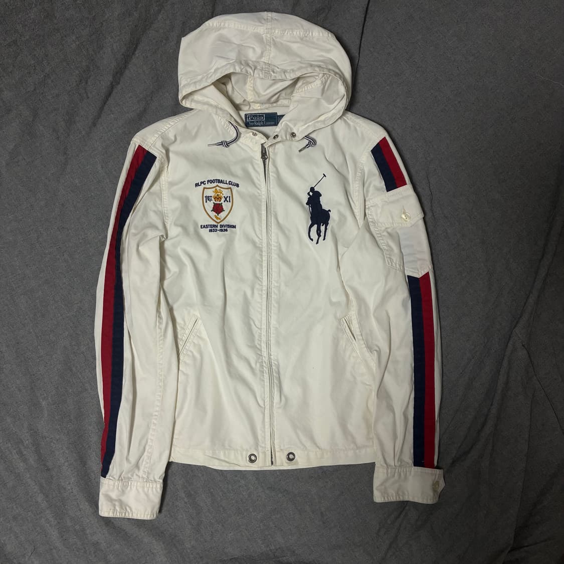 폴로 빅포니 화이드 후드 바람막이 S 상품이미지5