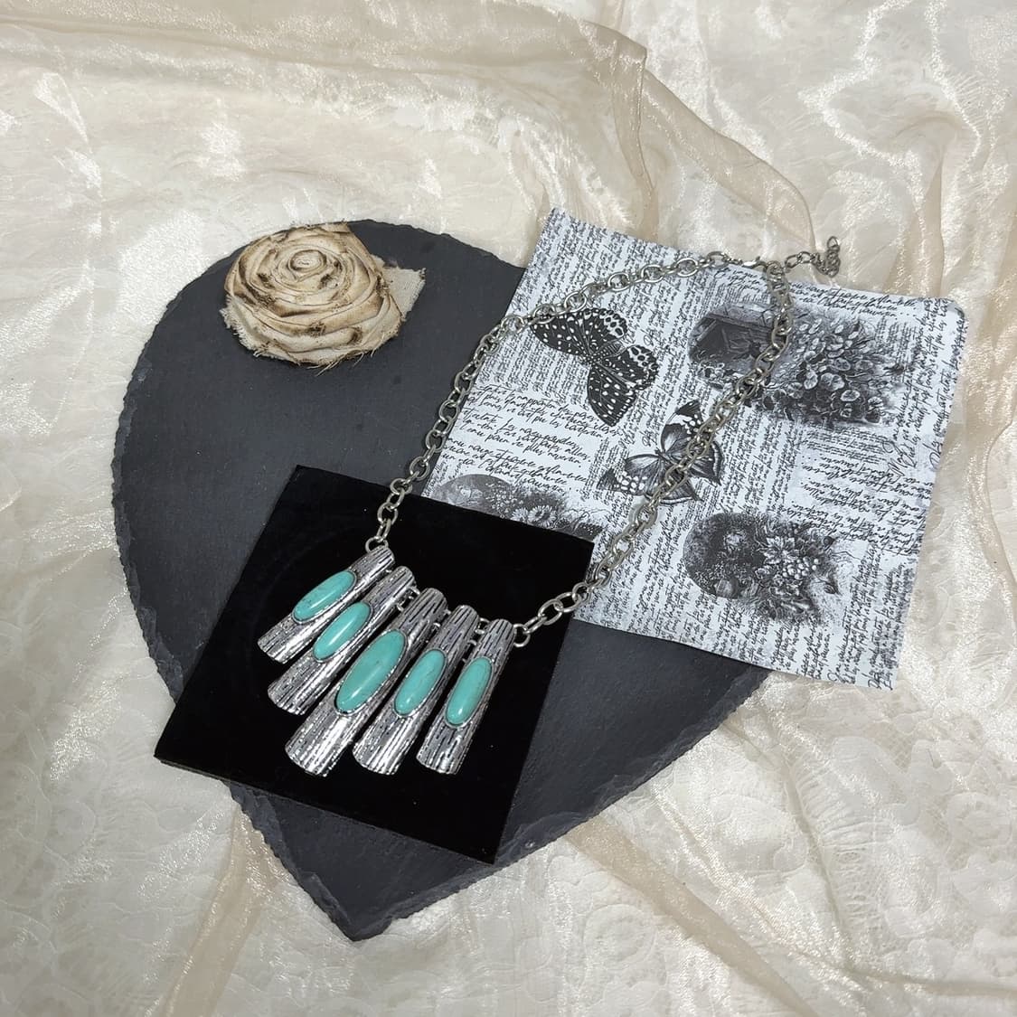 빈티지 보헤미안 터키석 목걸이 상품이미지2