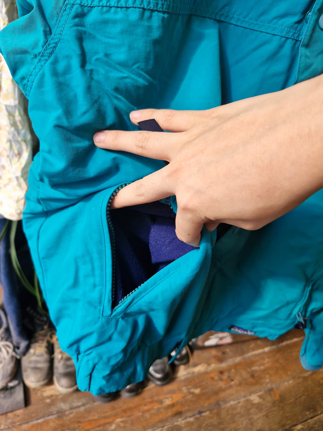 Z-492 파타고니아 스키 파카 쉘드 신칠라 웜업 봄버 자켓  상품이미지5