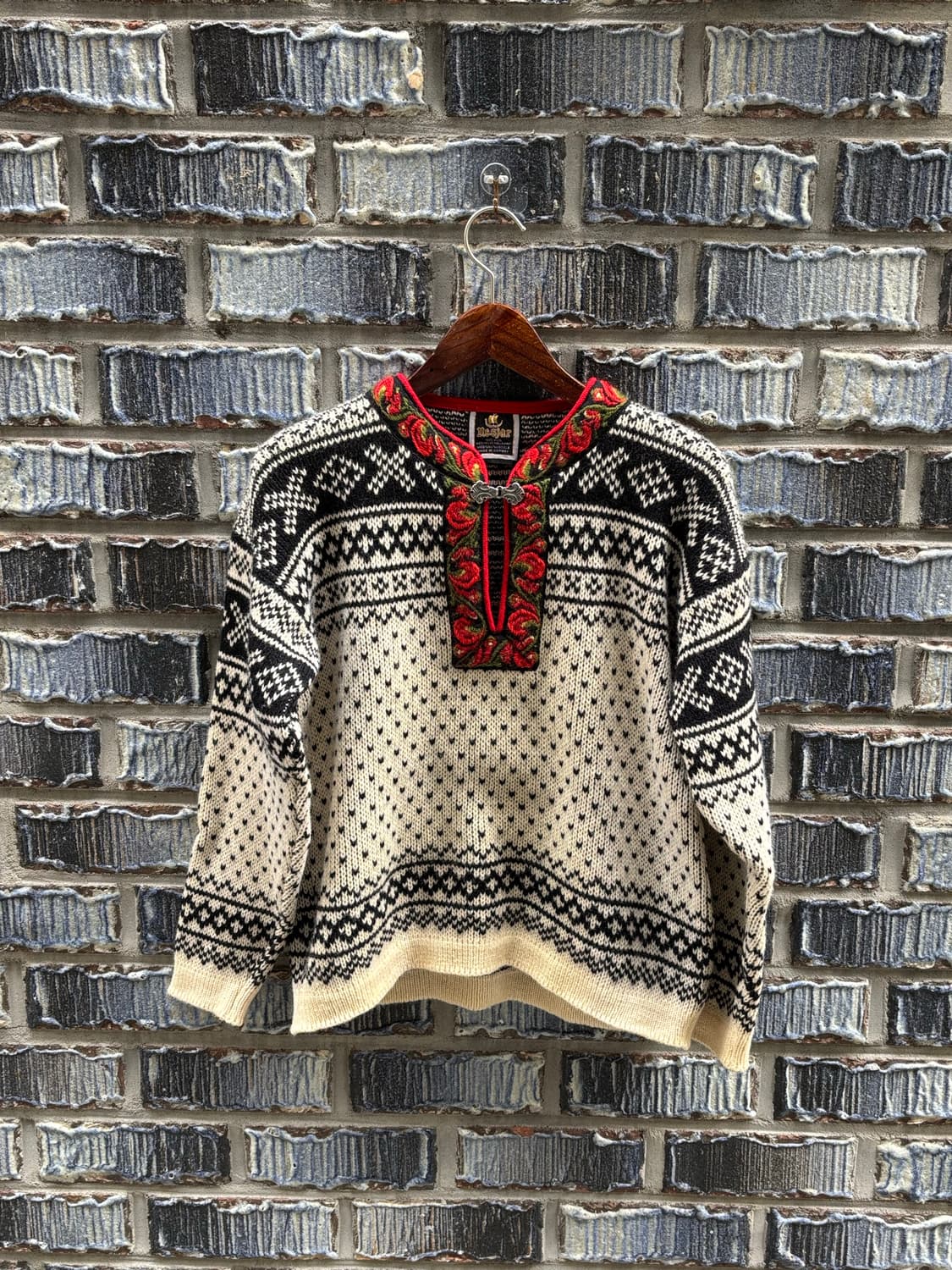 90s 노르딕 엔틱후크 스웨터 상품이미지1