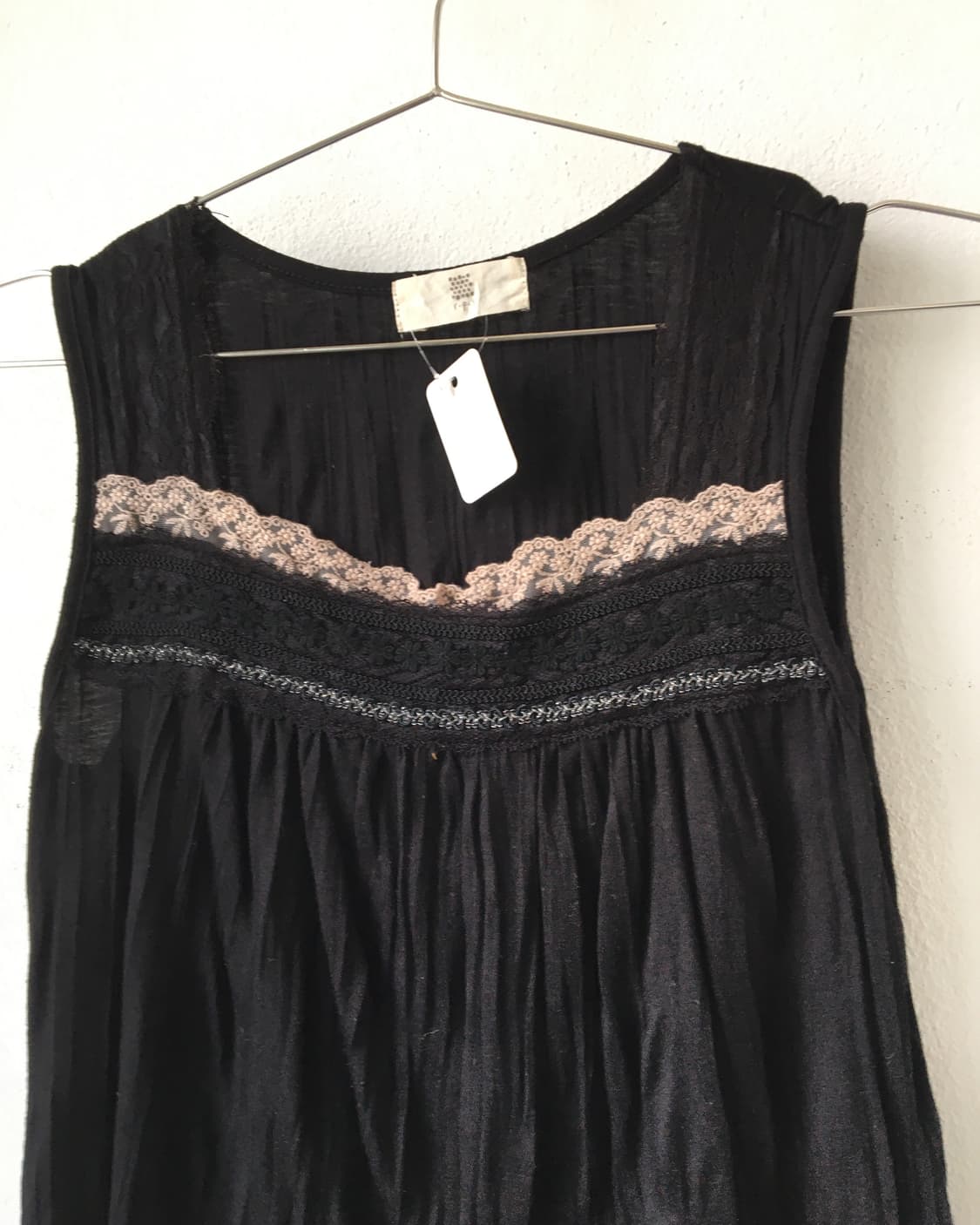 Lace trimming sleeveless 상품이미지3