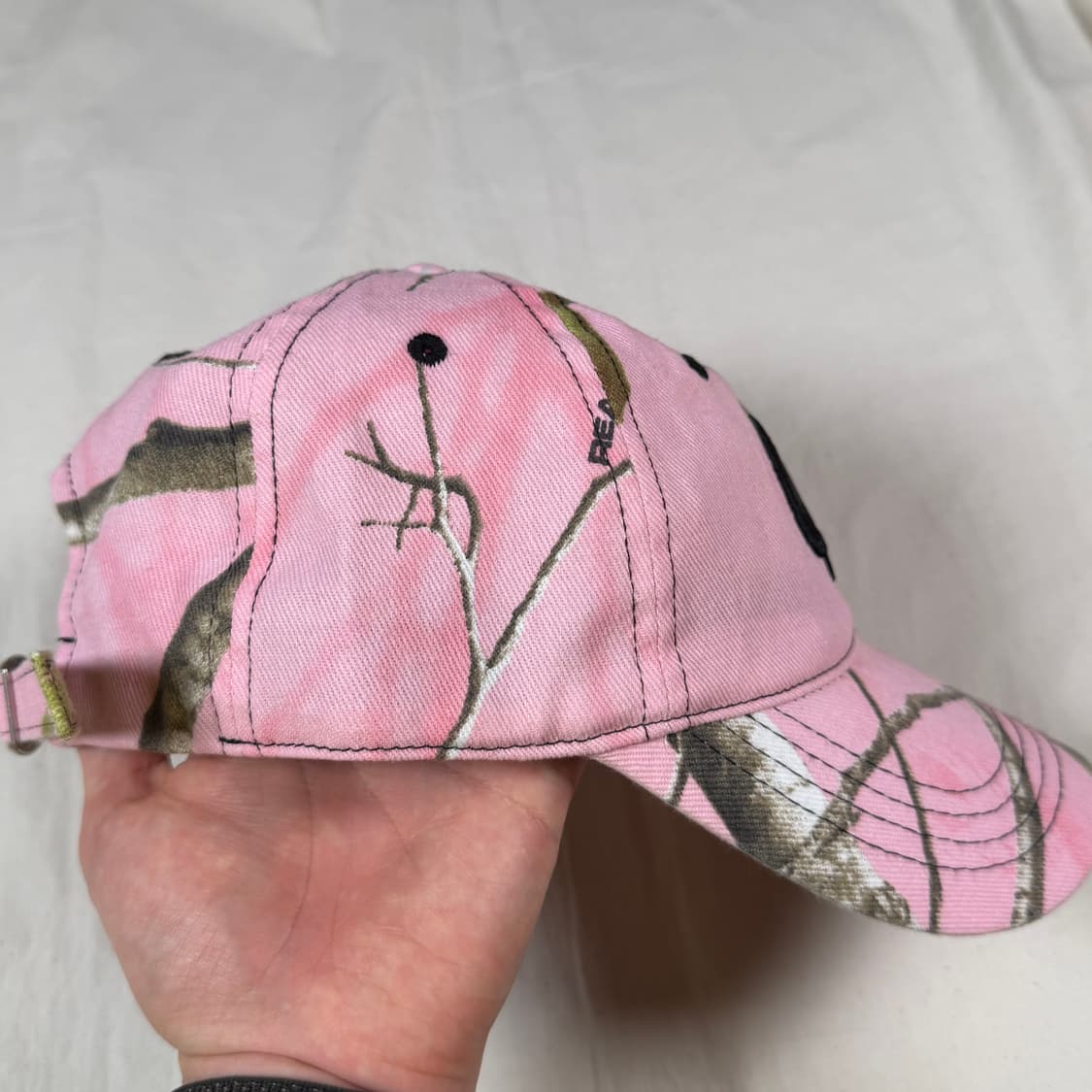Seo 핑크 리얼트리 볼캡 모자 상품이미지4