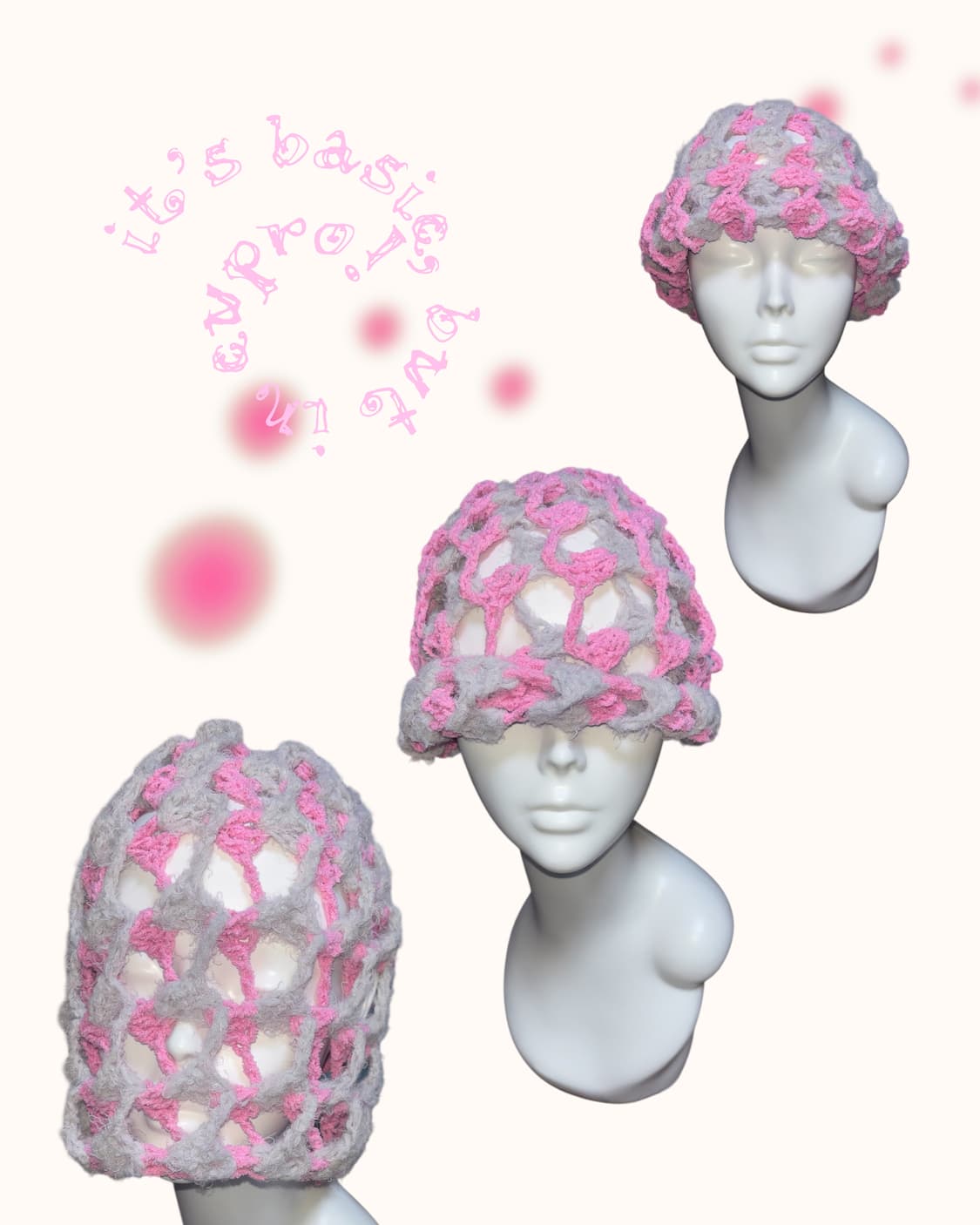 [Basic Line] Lace trap beanie 상품이미지1