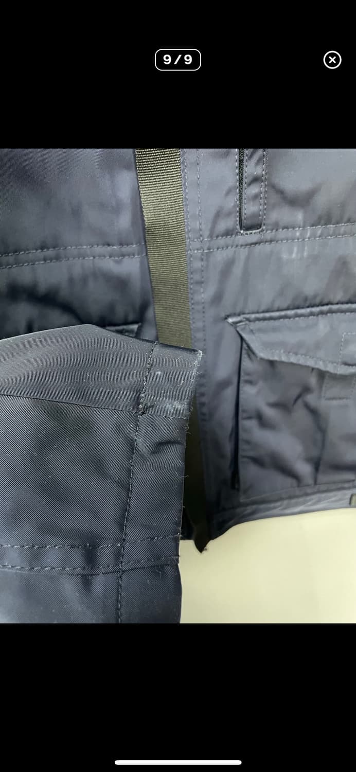 아르마니 익스체인지 네이비 하이넥 자켓 A3231 상품이미지9