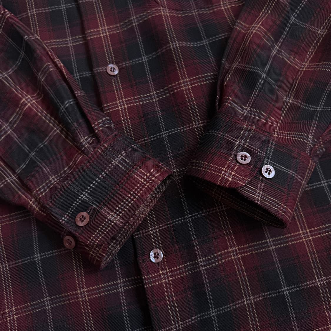 입생로랑 90s 타탄 체크 셔츠 상품이미지4