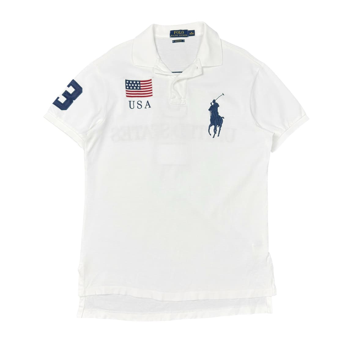 (M) 폴로 랄프로렌 USA 빅포니 피케 화이트 상품이미지1