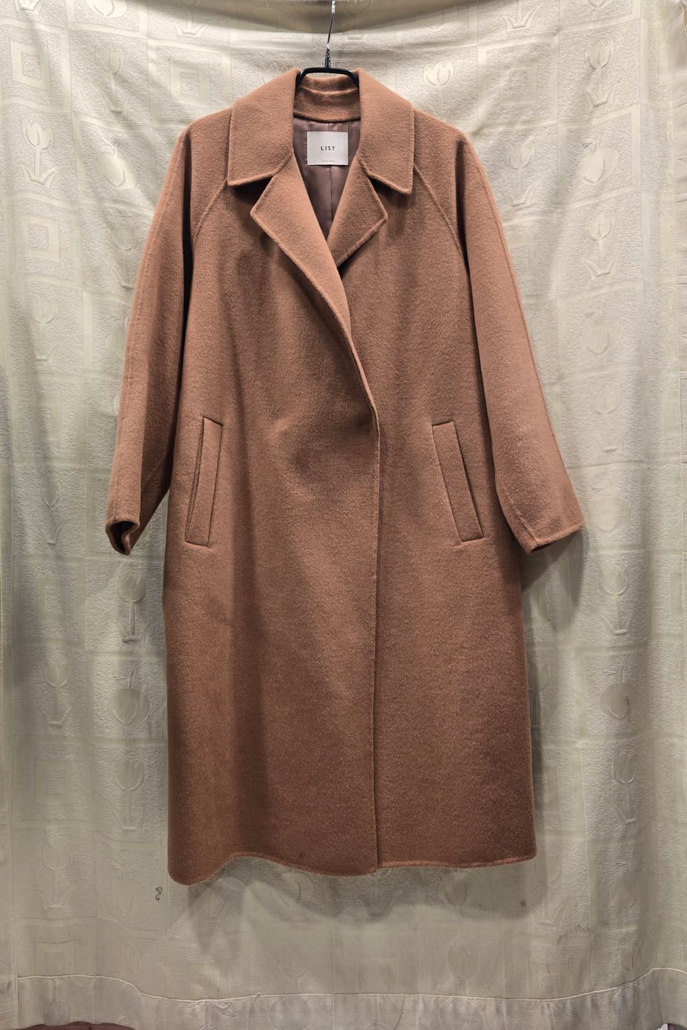 리스트 LIST 핸드메이드 모+캐시미어 혼방 롱 코트 66 상품이미지1