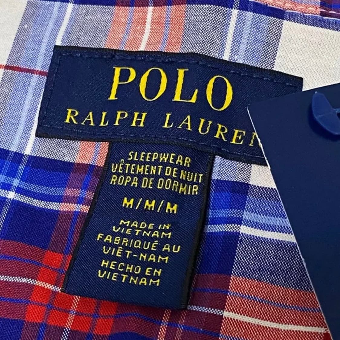 [정품] POLO 폴로랄프로렌 플레이드체크 오픈칼라 반팔셔츠M(새제품) 상품이미지6