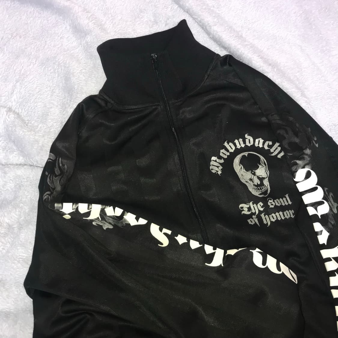 고스펑크 락시크 y2k 져지 해골 스컬 집업 서브컬쳐 자켓 빈티지 일본 상품이미지4