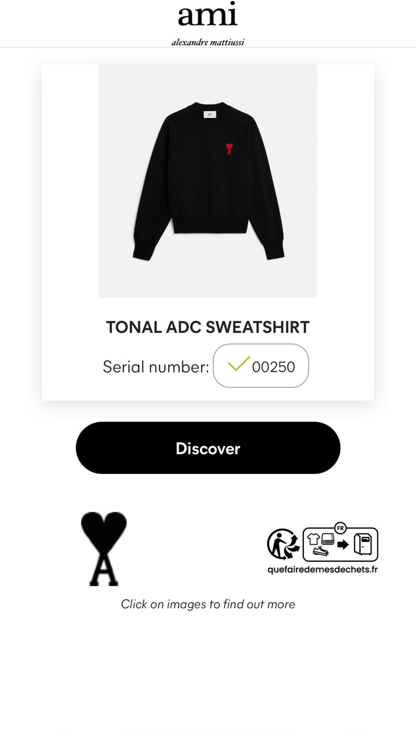 아미 맨투맨 상품이미지4