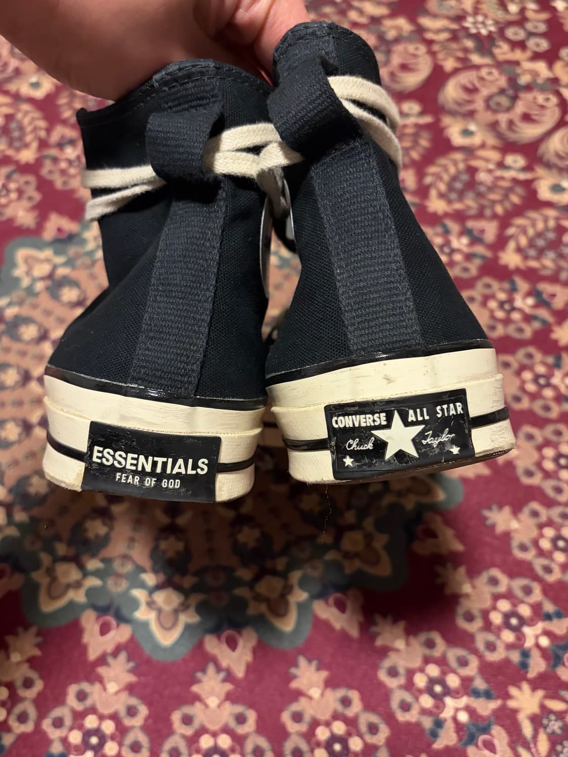 [260] 피어오브갓 피오갓 x 컨버스 콜라보 척 70 하이 블랙 상품이미지5