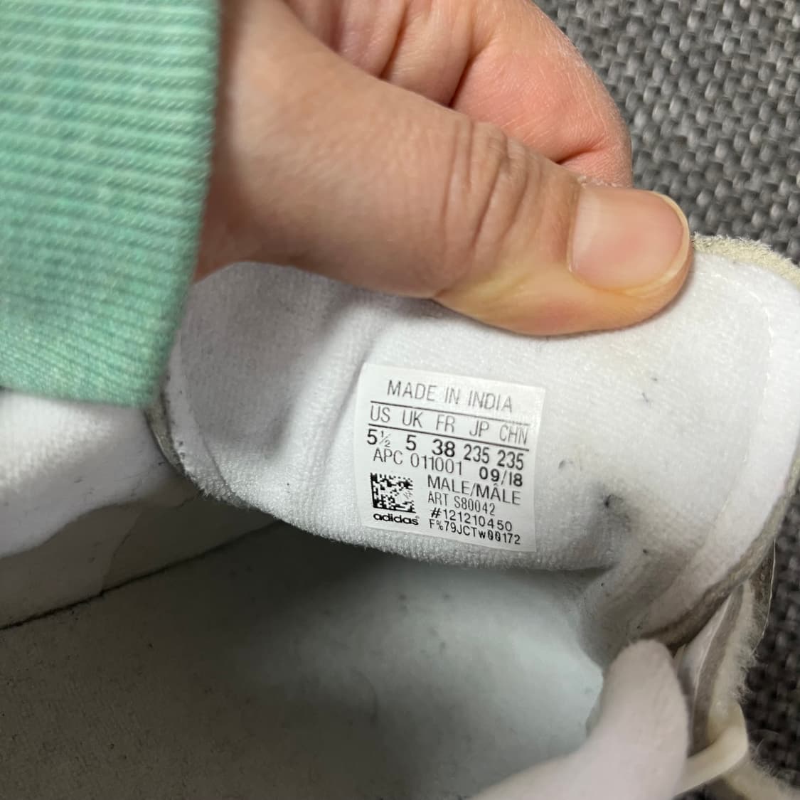 아디다스 스탠스미스 벨크로 운동화 235 상품이미지6