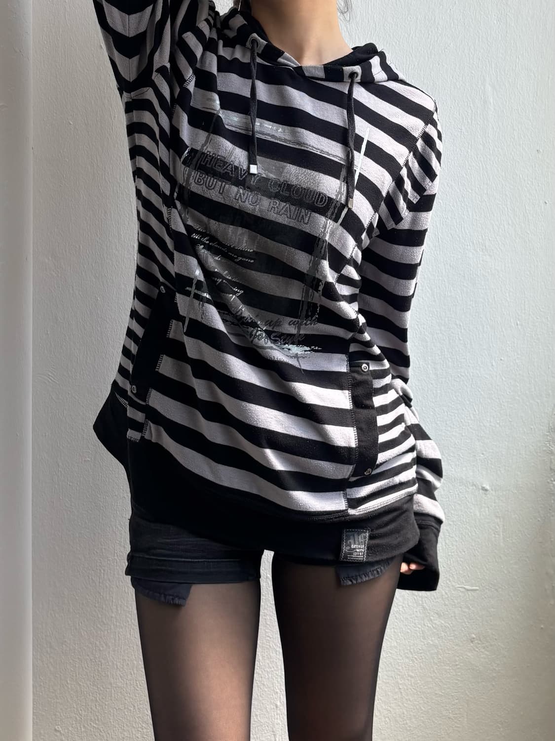 Vintage Stripe Hood 상품이미지1
